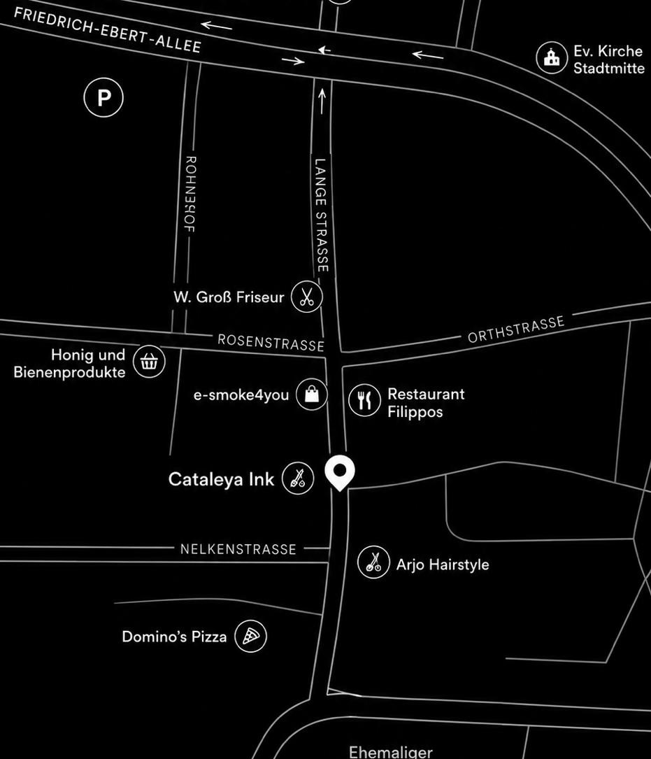 Karte mit dem Standort von Cataleya Ink in Delmenhorst