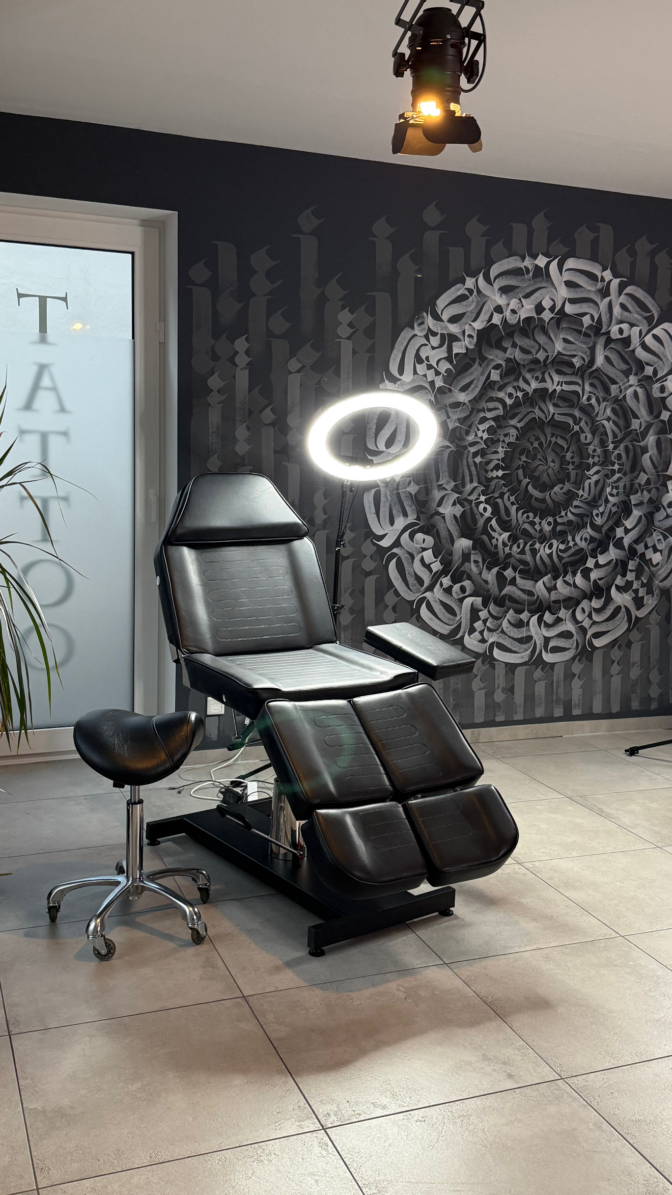 Tattoo-Stuhl im Studio